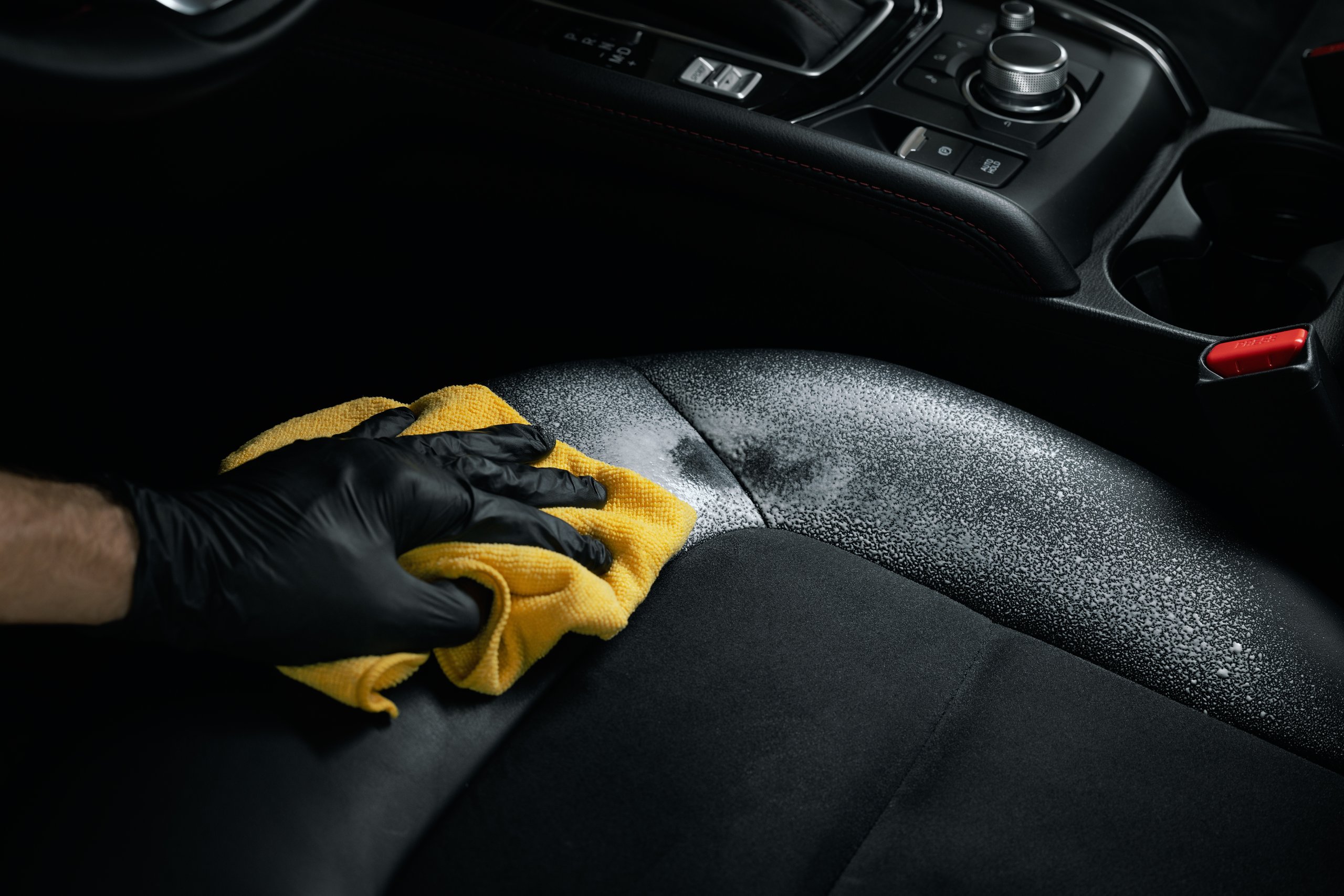 Car interior detailing professional cleaning